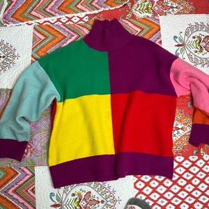 Fashion, nova multicolor, sweater, size medium
